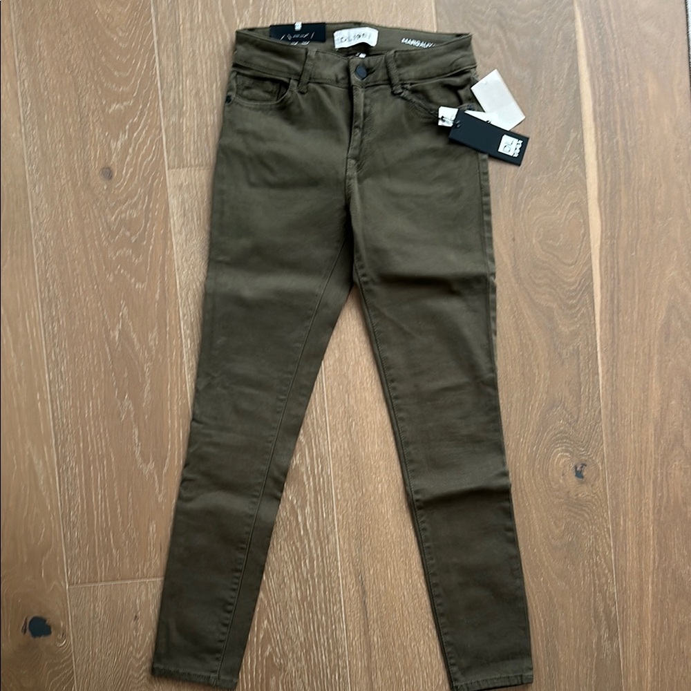 DL1961 Olive Ankle Skinny Jeans